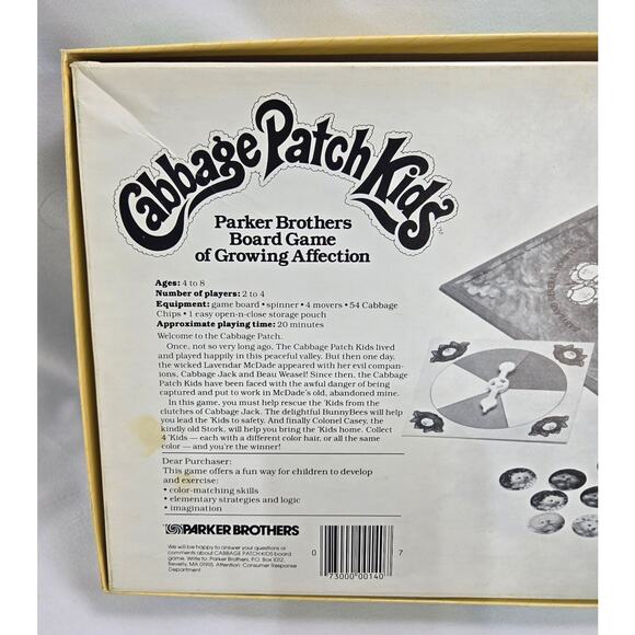 Cabbage Patch Kids 1984 Friends to the Rescue Board Game Complete Ages 4 to 8 - Picture 6 of 14